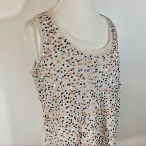 STYLUS Sequin Tank Size XL